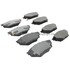 1000-1682M by MPA ELECTRICAL - Quality-Built Disc Brake Pad Set - Semi-Metallic