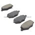 1000-1719M by MPA ELECTRICAL - Quality-Built Disc Brake Pad Set - Semi-Metallic