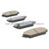 1000-1728C by MPA ELECTRICAL - Quality-Built Disc Brake Pad Set - Ceramic