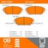 1000-1728C by MPA ELECTRICAL - Quality-Built Disc Brake Pad Set - Ceramic