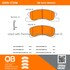 1000-1731M by MPA ELECTRICAL - Quality-Built Disc Brake Pad Set - Semi-Metallic