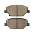 1000-1886C by MPA ELECTRICAL - Quality-Built Disc Brake Pad Set - Ceramic