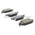 1000-2042C by MPA ELECTRICAL - Quality-Built Disc Brake Pad Set - Ceramic