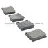 1001-0031M by MPA ELECTRICAL - Quality-Built Disc Brake Pad Set - Premium, Semi-Metallic