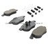 1001-0592AM by MPA ELECTRICAL - Quality-Built Premium Semi-Metallic Brake Pads