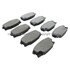 1001-0734M by MPA ELECTRICAL - Quality-Built Premium Semi-Metallic Brake Pads