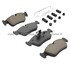 1001-0781M by MPA ELECTRICAL - Quality-Built Premium Disc Brake Pad Set - Semi-Metallic, with Hardware