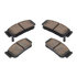 1001-0954AC by MPA ELECTRICAL - Quality-Built Premium Ceramic Brake Pads w/ Hardware