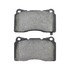 1001-1001M by MPA ELECTRICAL - Quality-Built Disc Brake Pad Set - Premium, Semi-Metallic