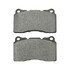 1001-1016M by MPA ELECTRICAL - Quality-Built Premium Semi-Metallic Brake Pads