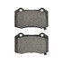 1001-1053M by MPA ELECTRICAL - Quality-Built Premium Disc Brake Pad Set - Semi-Metallic, with Hardware