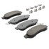 1001-1067M by MPA ELECTRICAL - Quality-Built Premium Semi-Metallic Brake Pads w/ Hardware