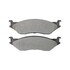 1001-1066M by MPA ELECTRICAL - Quality-Built Premium Disc Brake Pad Set - Semi-Metallic, with Hardware