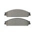 1001-1070M by MPA ELECTRICAL - Quality-Built Premium Disc Brake Pad Set - Semi-Metallic, with Hardware