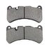 1001-1116AM by MPA ELECTRICAL - Quality-Built Disc Brake Pad Set - Premium, Semi-Metallic