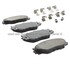 1001-1178M by MPA ELECTRICAL - Quality-Built Premium Semi-Metallic Brake Pads w/ Hardware