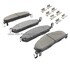 1001-1400M by MPA ELECTRICAL - Quality-Built Premium Disc Brake Pad Set - Semi-Metallic, with Hardware