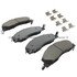 1001-1399M by MPA ELECTRICAL - Quality-Built Premium Disc Brake Pad Set - Semi-Metallic, with Hardware