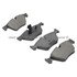 1001-1504M by MPA ELECTRICAL - Quality-Built Disc Brake Pad Set - Premium, Semi-Metallic