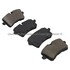 1001-1547M by MPA ELECTRICAL - Quality-Built Disc Brake Pad Set - Premium, Semi-Metallic