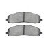 1001-1691M by MPA ELECTRICAL - Quality-Built Premium Disc Brake Pad Set - Semi-Metallic, with Hardware