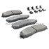 1001-1691M by MPA ELECTRICAL - Quality-Built Premium Disc Brake Pad Set - Semi-Metallic, with Hardware