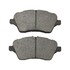 1001-1730M by MPA ELECTRICAL - Quality-Built Premium Disc Brake Pad Set - Semi-Metallic, with Hardware