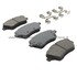 1001-1730M by MPA ELECTRICAL - Quality-Built Premium Disc Brake Pad Set - Semi-Metallic, with Hardware