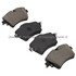 1001-1801C by MPA ELECTRICAL - Quality-Built Disc Brake Pad Set - Premium, Ceramic