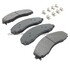 1001-2018M by MPA ELECTRICAL - Quality-Built Premium Semi-Metallic Brake Pads w/ Hardware