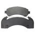 1002-0225M by MPA ELECTRICAL - Quality-Built Disc Brake Pad Set - Work Force, Heavy Duty