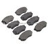 1002-0735M by MPA ELECTRICAL - Quality-Built Work Force Heavy Duty Brake Pads w/ Hardware