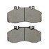 1002-1062M by MPA ELECTRICAL - Quality-Built Disc Brake Pad Set - Work Force, Heavy Duty