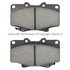 1003-0502AM by MPA ELECTRICAL - Quality-Built Black Series Semi-Metallic Brake Pads w/ Hardware