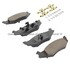 1003-0512C by MPA ELECTRICAL - Quality-Built Black Series Ceramic Brake Pads w/ Hardware