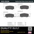 1003-0512M by MPA ELECTRICAL - Quality-Built Disc Brake Pad Set - Black Series, Semi-Metallic, with Hardware