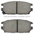 1003-0532C by MPA ELECTRICAL - Quality-Built Disc Brake Pad Set - Black Series, Ceramic, with Hardware