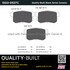 1003-0537C by MPA ELECTRICAL - Quality-Built Disc Brake Pad Set - Black Series, Ceramic, with Hardware