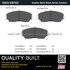 1003-0574C by MPA ELECTRICAL - Quality-Built Black Series Ceramic Brake Pads w/ Hardware