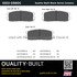 1003-0580C by MPA ELECTRICAL - Quality-Built Disc Brake Pad Set - Black Series, Ceramic, with Hardware