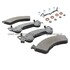 1003-0614M by MPA ELECTRICAL - Quality-Built Black Series Semi-Metallic Brake Pads w/ Hardware