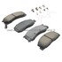 1003-0615C by MPA ELECTRICAL - Quality-Built Black Series Ceramic Brake Pads w/ Hardware