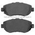 1003-0619C by MPA ELECTRICAL - Quality-Built Black Series Ceramic Brake Pads w/ Hardware