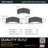 1003-0623C by MPA ELECTRICAL - Quality-Built Disc Brake Pad Set - Black Series, Ceramic, with Hardware