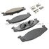 1003-0632C by MPA ELECTRICAL - Quality-Built Disc Brake Pad Set - Black Series, Ceramic, with Hardware