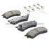 1003-0637C by MPA ELECTRICAL - Quality-Built Disc Brake Pad Set - Black Series, Ceramic, with Hardware