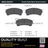 1003-0637C by MPA ELECTRICAL - Quality-Built Disc Brake Pad Set - Black Series, Ceramic, with Hardware