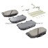 1003-0647C by MPA ELECTRICAL - Quality-Built Black Series Ceramic Brake Pads w/ Hardware