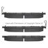 1003-0653C by MPA ELECTRICAL - Quality-Built Disc Brake Pad Set - Black Series, Ceramic, with Hardware