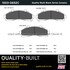 1003-0652C by MPA ELECTRICAL - Quality-Built Disc Brake Pad Set - Black Series, Ceramic, with Hardware